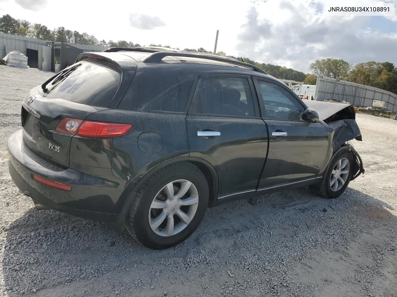 2004 Infiniti Fx35 VIN: JNRAS08U34X108891 Lot: 78127494