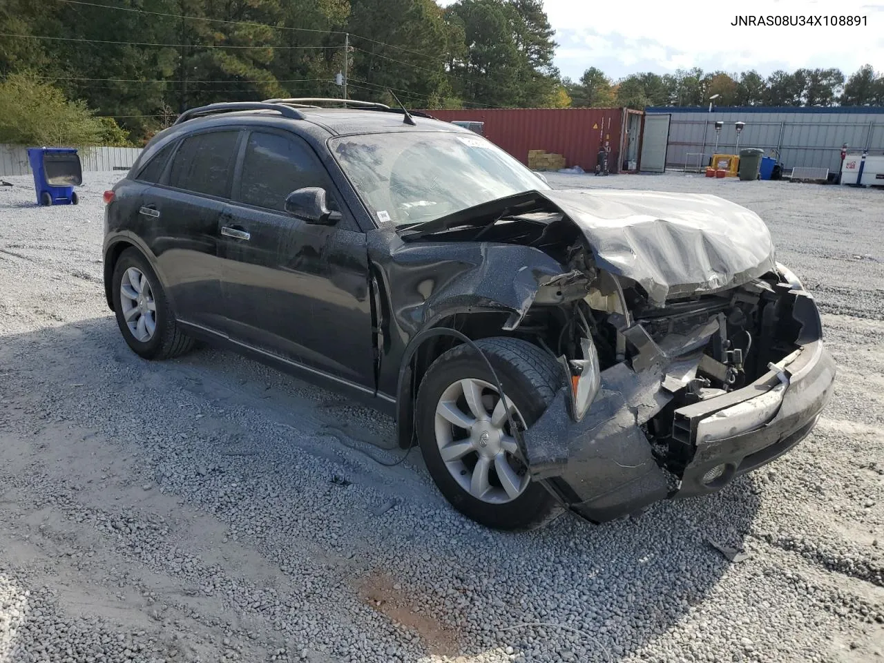 2004 Infiniti Fx35 VIN: JNRAS08U34X108891 Lot: 78127494