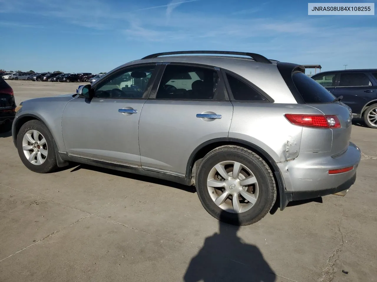 2004 Infiniti Fx35 VIN: JNRAS08U84X108255 Lot: 80268384