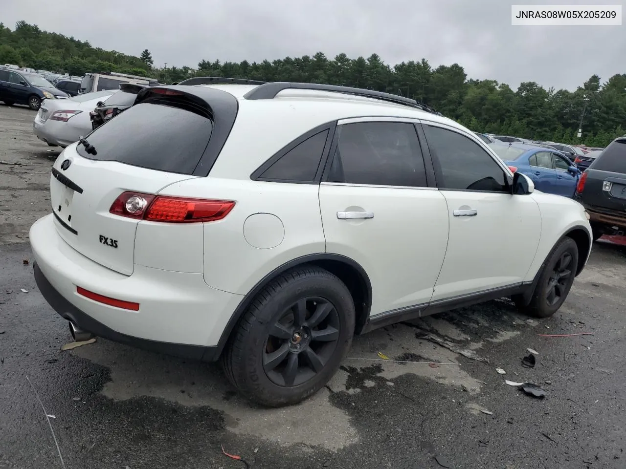 2005 Infiniti Fx35 VIN: JNRAS08W05X205209 Lot: 66744124