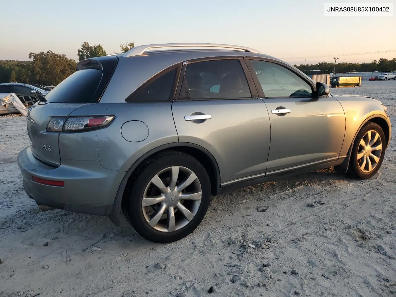 2005 Infiniti Fx35 VIN: JNRAS08U85X100402 Lot: 70656724