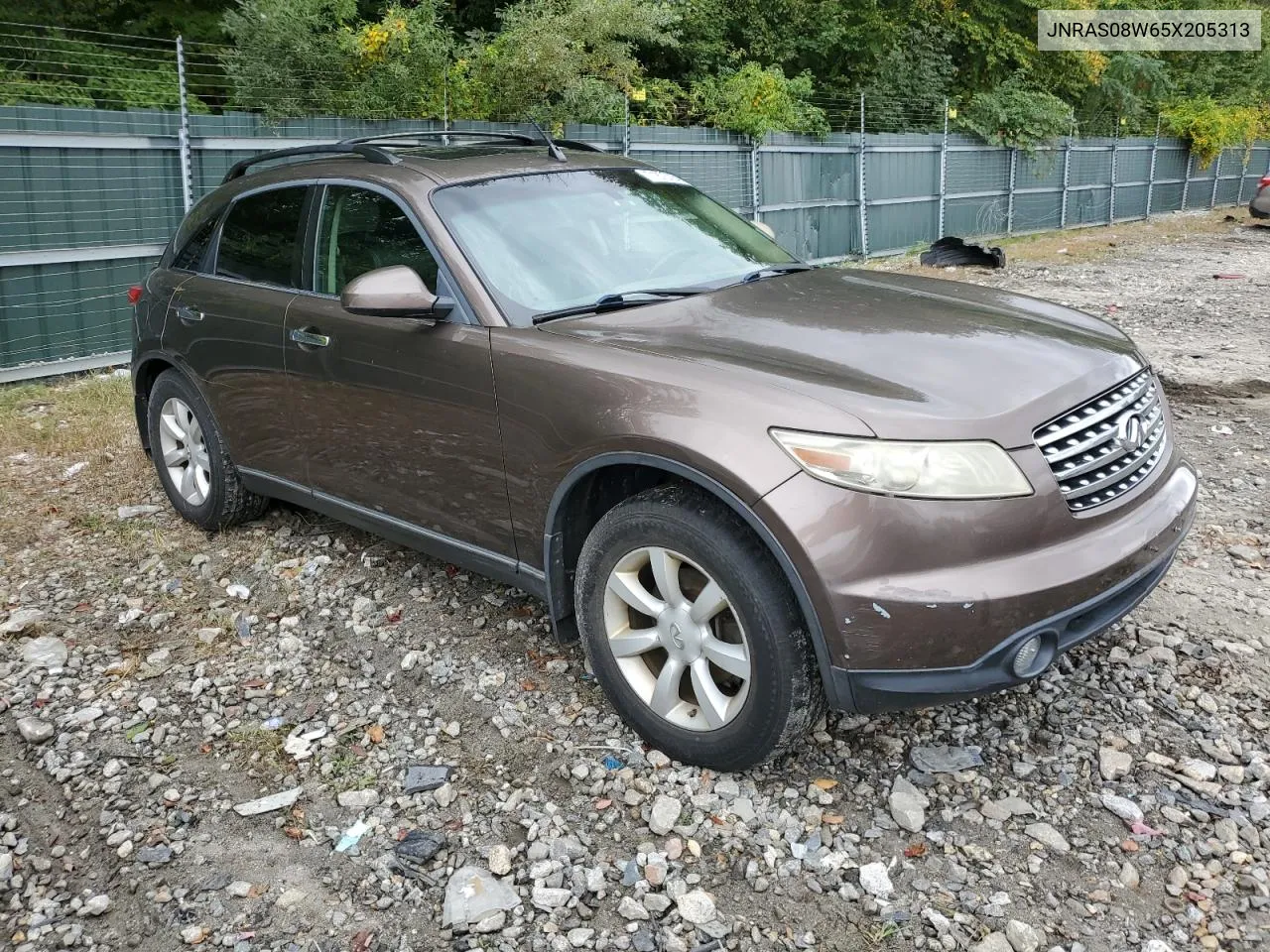 2005 Infiniti Fx35 VIN: JNRAS08W65X205313 Lot: 71873784