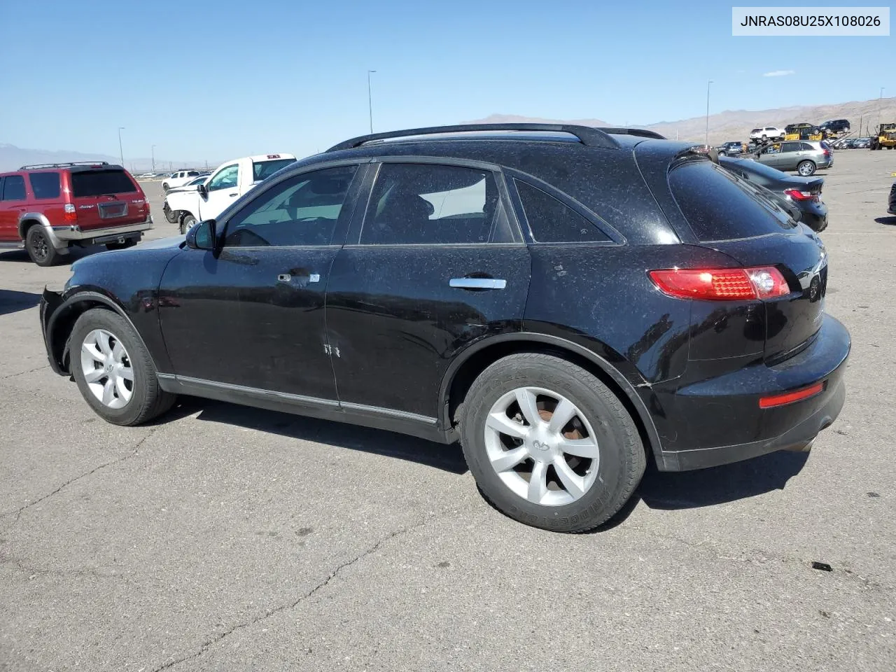 2005 Infiniti Fx35 VIN: JNRAS08U25X108026 Lot: 72618434