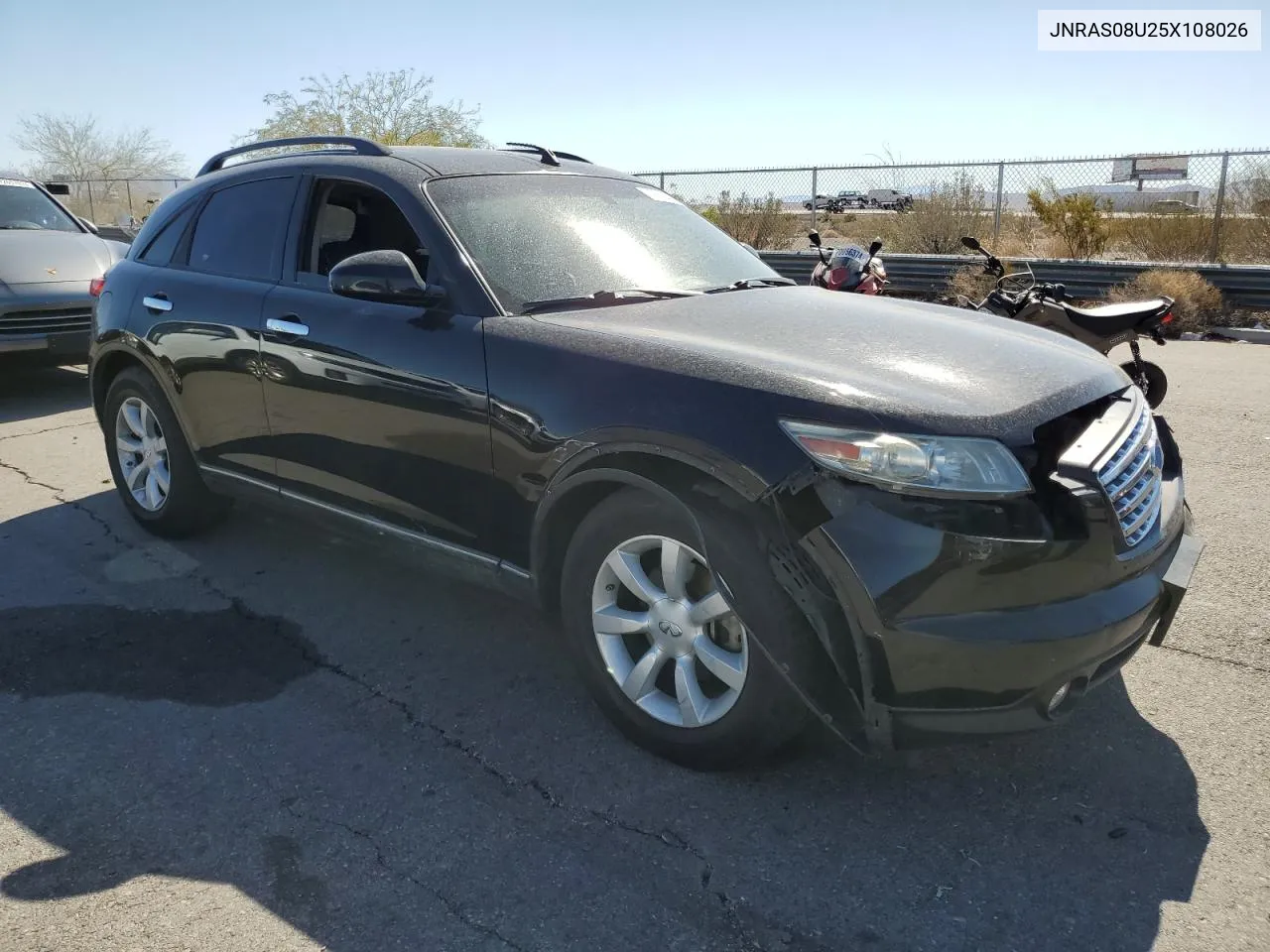 2005 Infiniti Fx35 VIN: JNRAS08U25X108026 Lot: 72618434