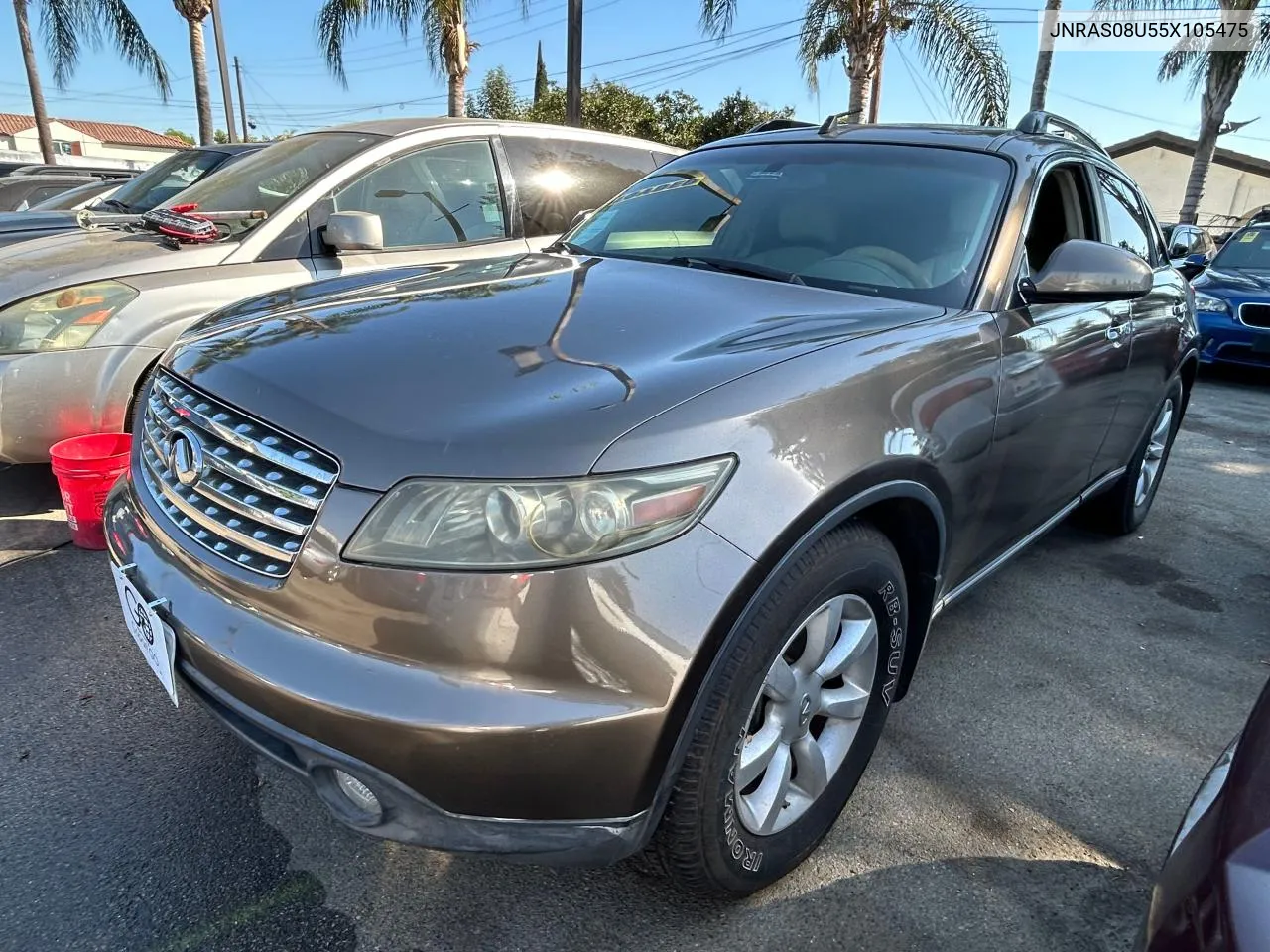 2005 Infiniti Fx35 VIN: JNRAS08U55X105475 Lot: 76406954