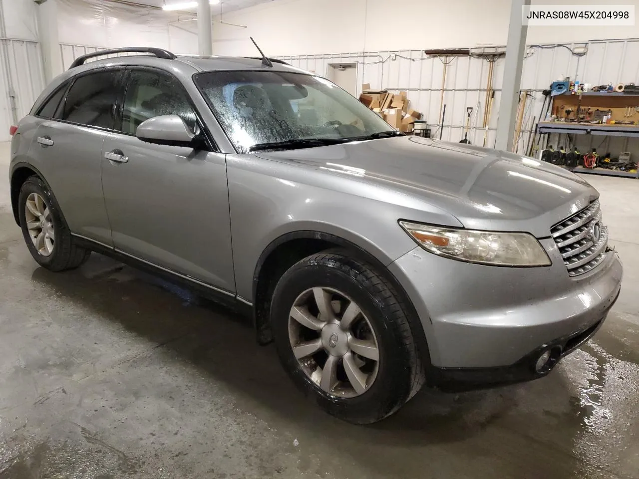 2005 Infiniti Fx35 VIN: JNRAS08W45X204998 Lot: 76712564