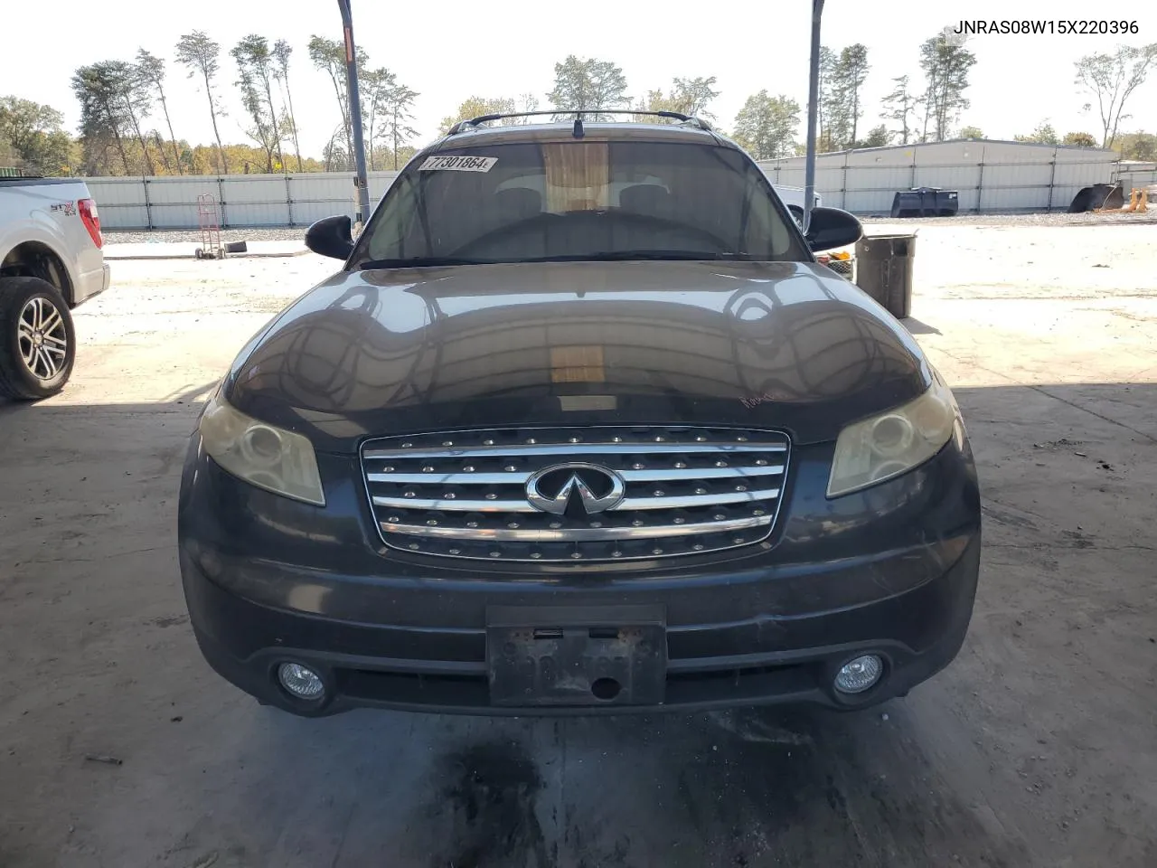 2005 Infiniti Fx35 VIN: JNRAS08W15X220396 Lot: 77301864