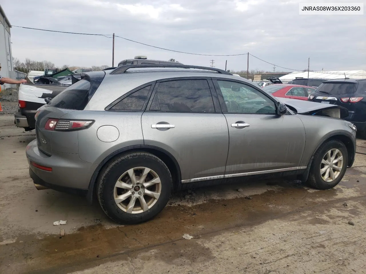 2006 Infiniti Fx35 VIN: JNRAS08W36X203360 Lot: 50279784