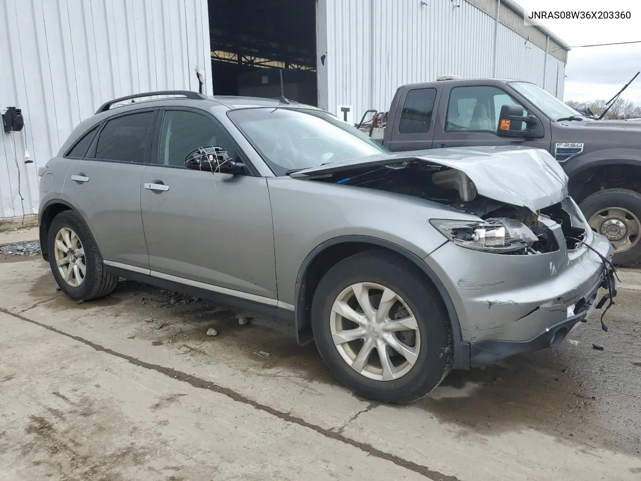 2006 Infiniti Fx35 VIN: JNRAS08W36X203360 Lot: 50279784