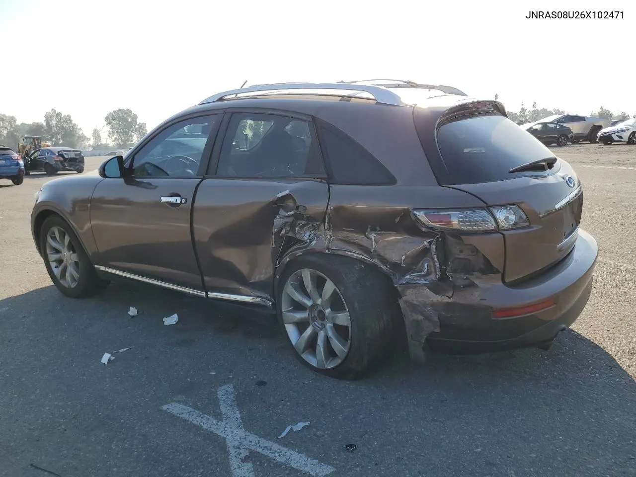 2006 Infiniti Fx35 VIN: JNRAS08U26X102471 Lot: 74024984