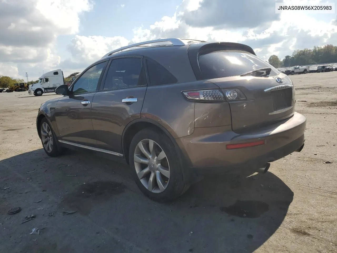 2006 Infiniti Fx35 VIN: JNRAS08W56X205983 Lot: 74978324