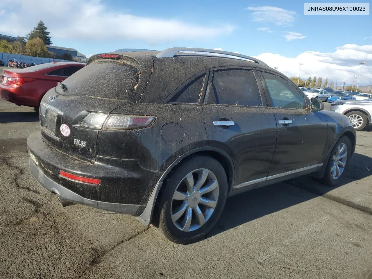 2006 Infiniti Fx35 VIN: JNRAS08U96X100023 Lot: 77657864