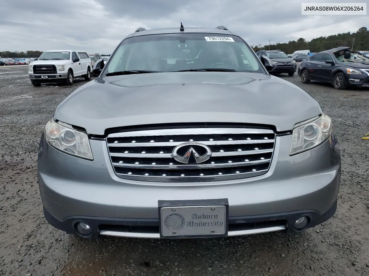 2006 Infiniti Fx35 VIN: JNRAS08W06X206264 Lot: 79612294