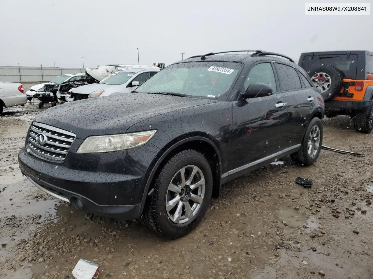 2007 Infiniti Fx35 VIN: JNRAS08W97X208841 Lot: 48687834