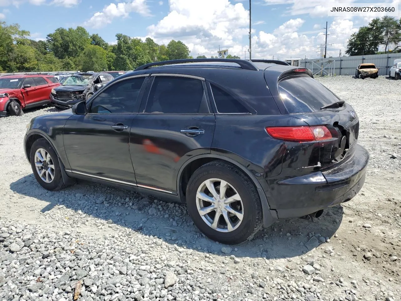 2007 Infiniti Fx35 VIN: JNRAS08W27X203660 Lot: 68220074