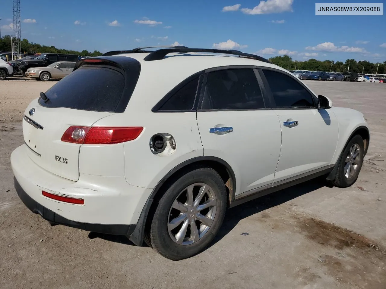 2007 Infiniti Fx35 VIN: JNRAS08W87X209088 Lot: 70454704