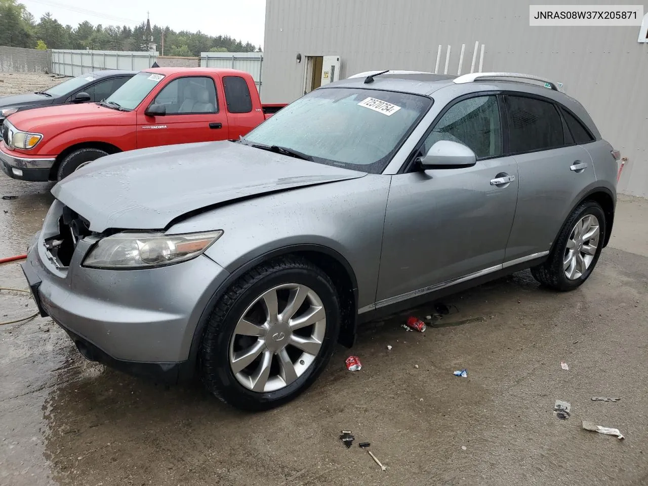 2007 Infiniti Fx35 VIN: JNRAS08W37X205871 Lot: 72570754