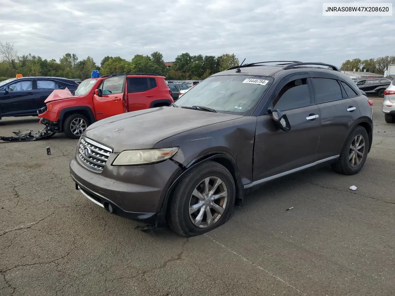 2007 Infiniti Fx35 VIN: JNRAS08W47X208620 Lot: 74446784