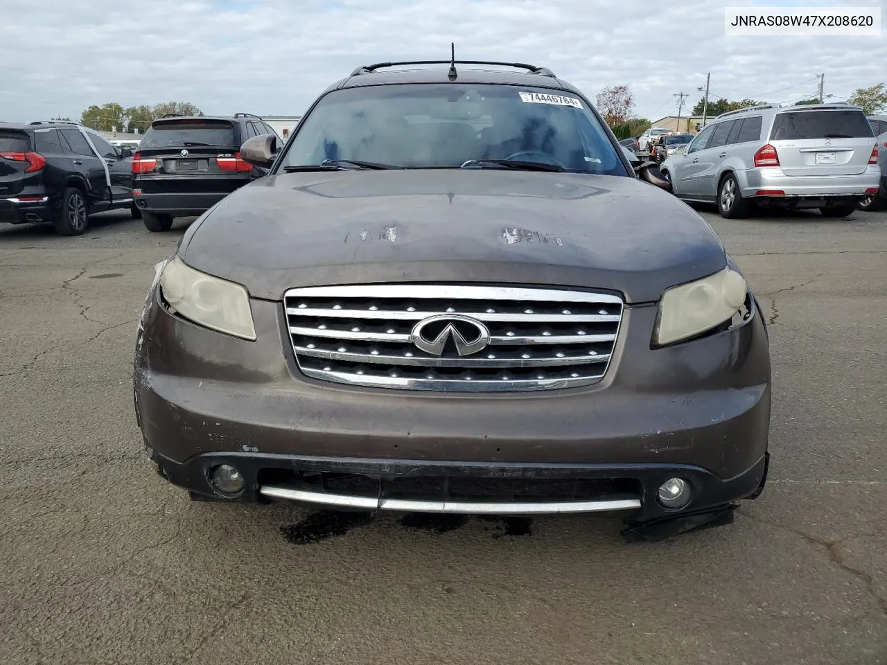 2007 Infiniti Fx35 VIN: JNRAS08W47X208620 Lot: 74446784