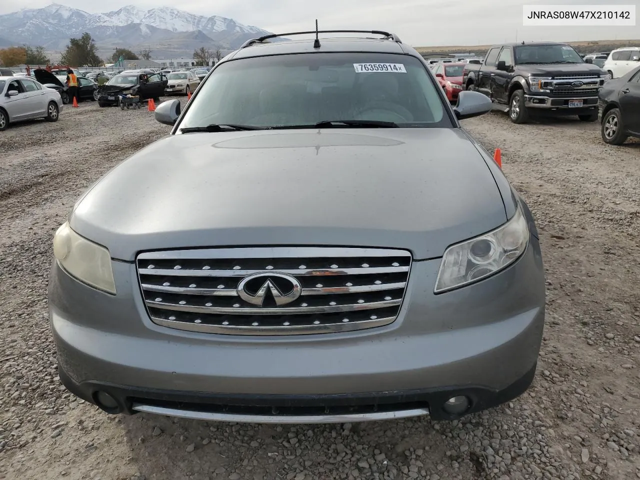 2007 Infiniti Fx35 VIN: JNRAS08W47X210142 Lot: 76359914