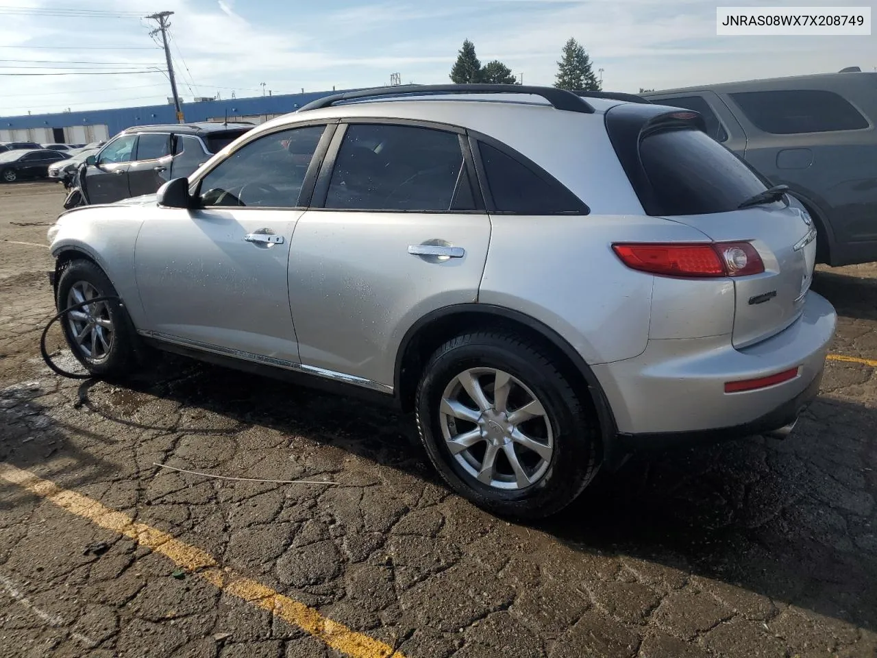 2007 Infiniti Fx35 VIN: JNRAS08WX7X208749 Lot: 76965414