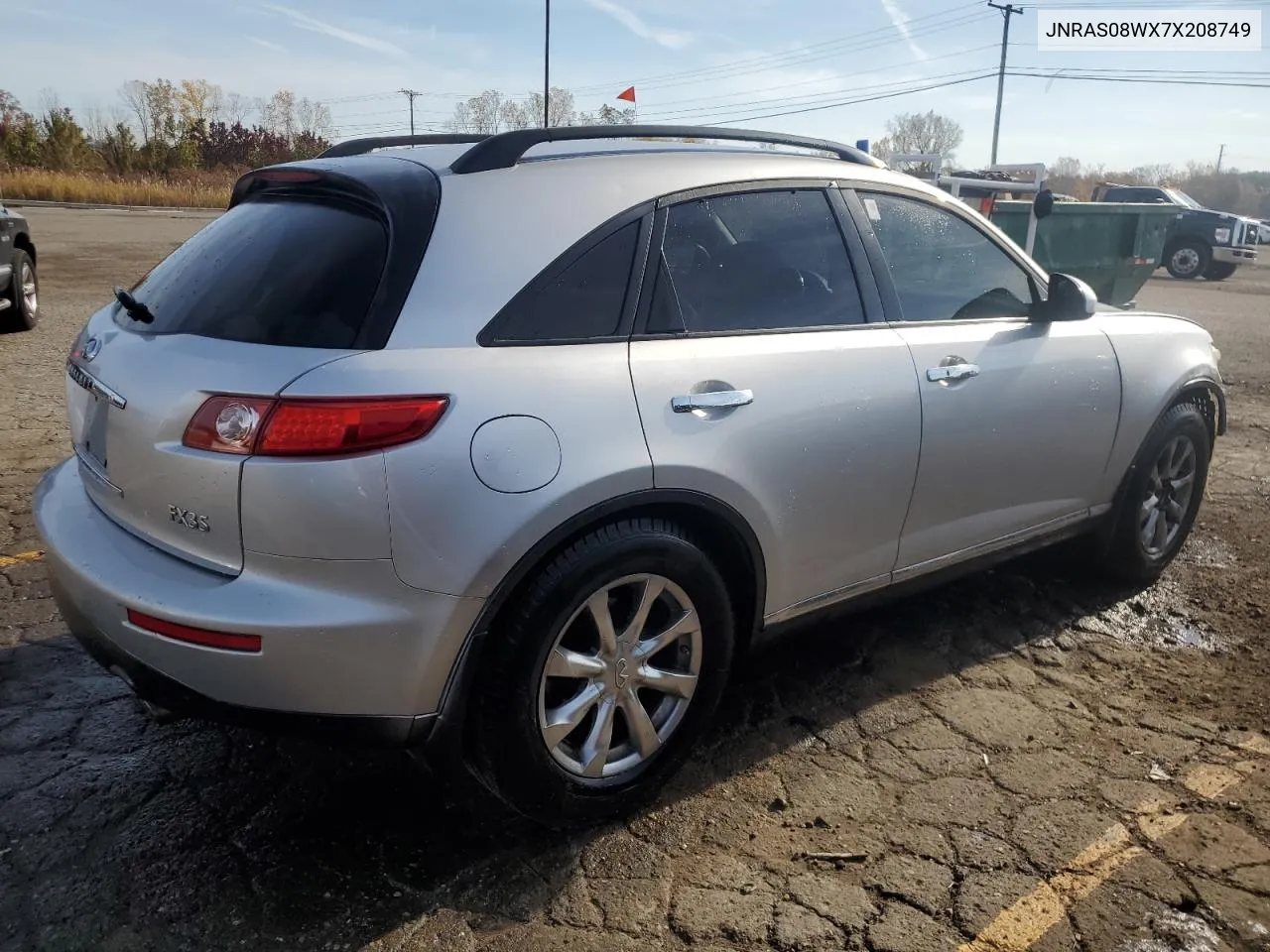 2007 Infiniti Fx35 VIN: JNRAS08WX7X208749 Lot: 76965414