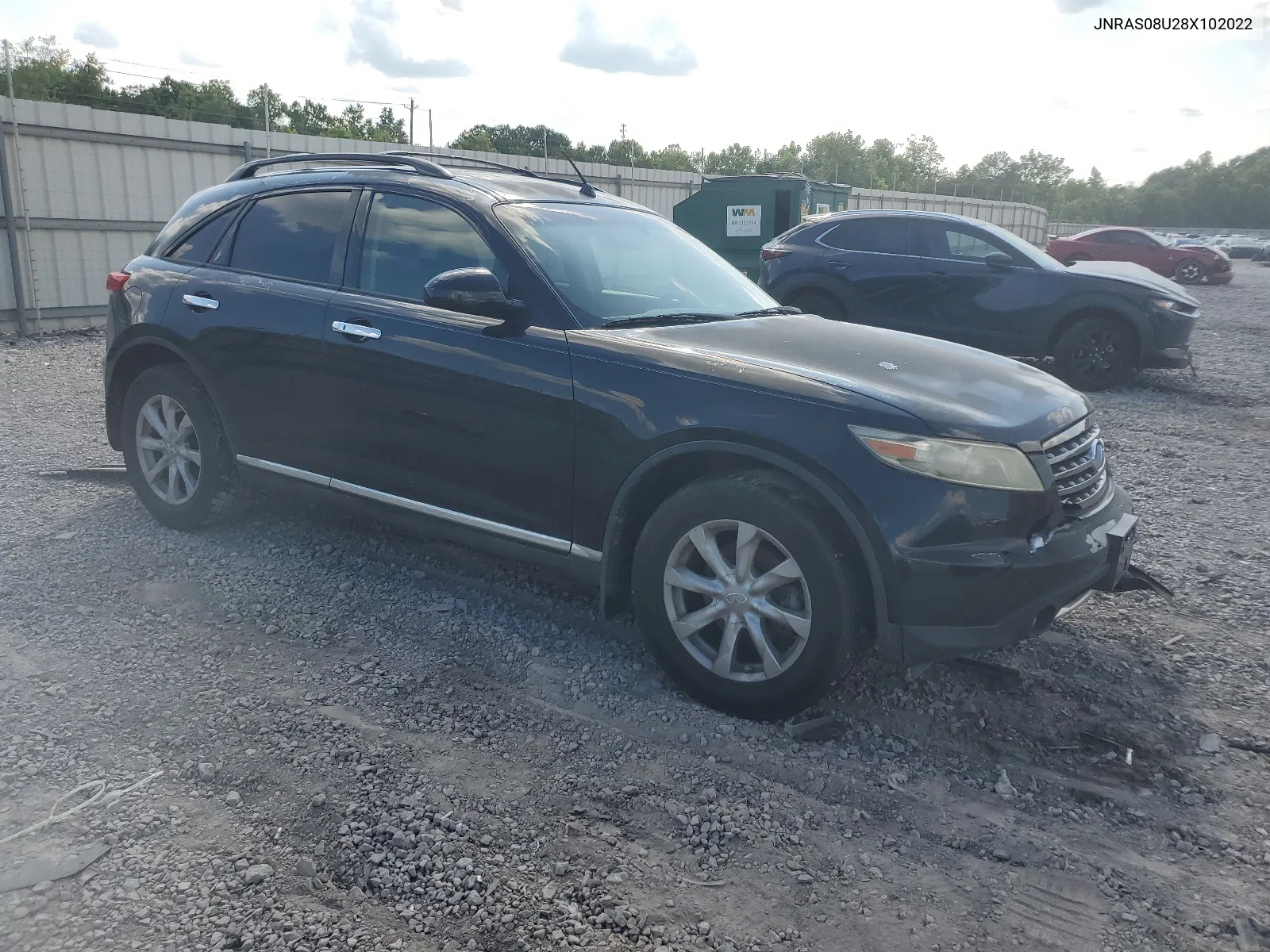 2008 Infiniti Fx35 VIN: JNRAS08U28X102022 Lot: 60856754