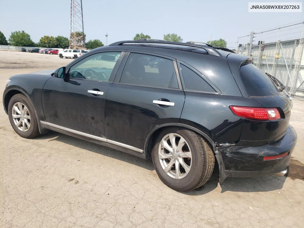 2008 Infiniti Fx35 VIN: JNRAS08WX8X207263 Lot: 62609404