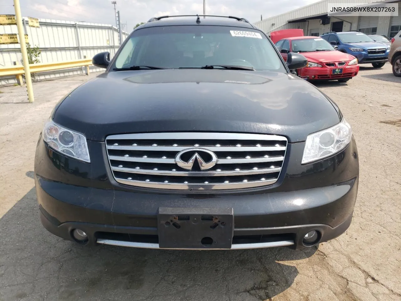 2008 Infiniti Fx35 VIN: JNRAS08WX8X207263 Lot: 62609404