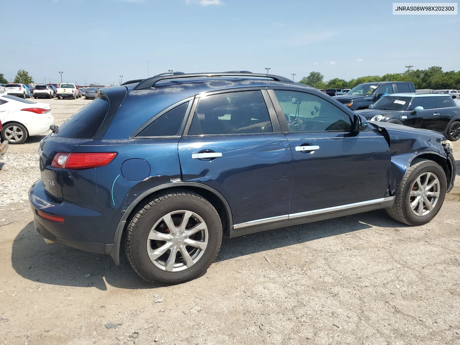 2008 Infiniti Fx35 VIN: JNRAS08W98X202300 Lot: 66097914