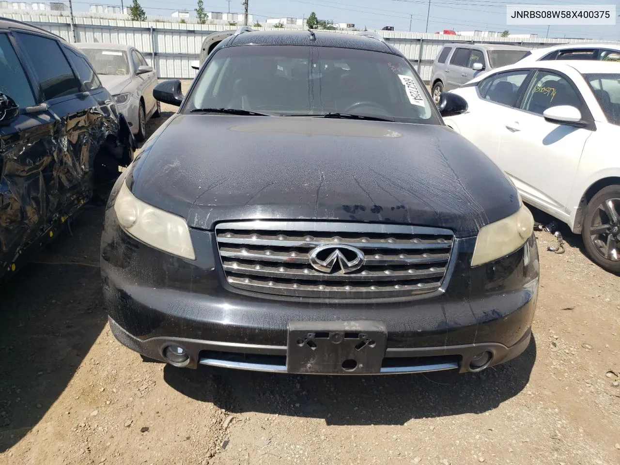 2008 Infiniti Fx45 VIN: JNRBS08W58X400375 Lot: 68327254