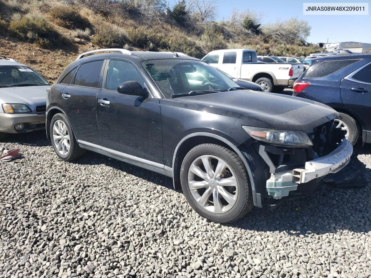 2008 Infiniti Fx35 VIN: JNRAS08W48X209011 Lot: 69876874