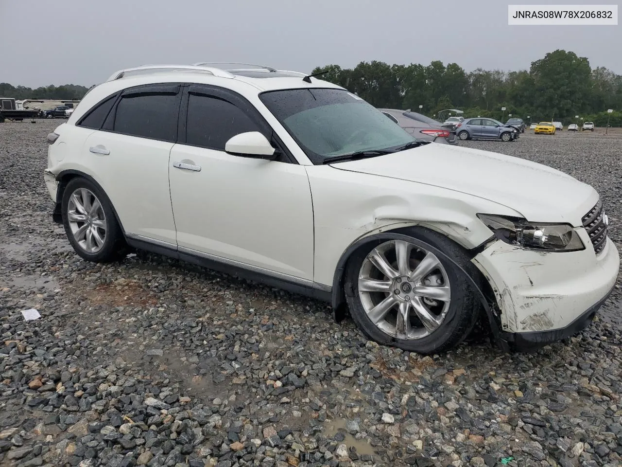 2008 Infiniti Fx35 VIN: JNRAS08W78X206832 Lot: 70510364