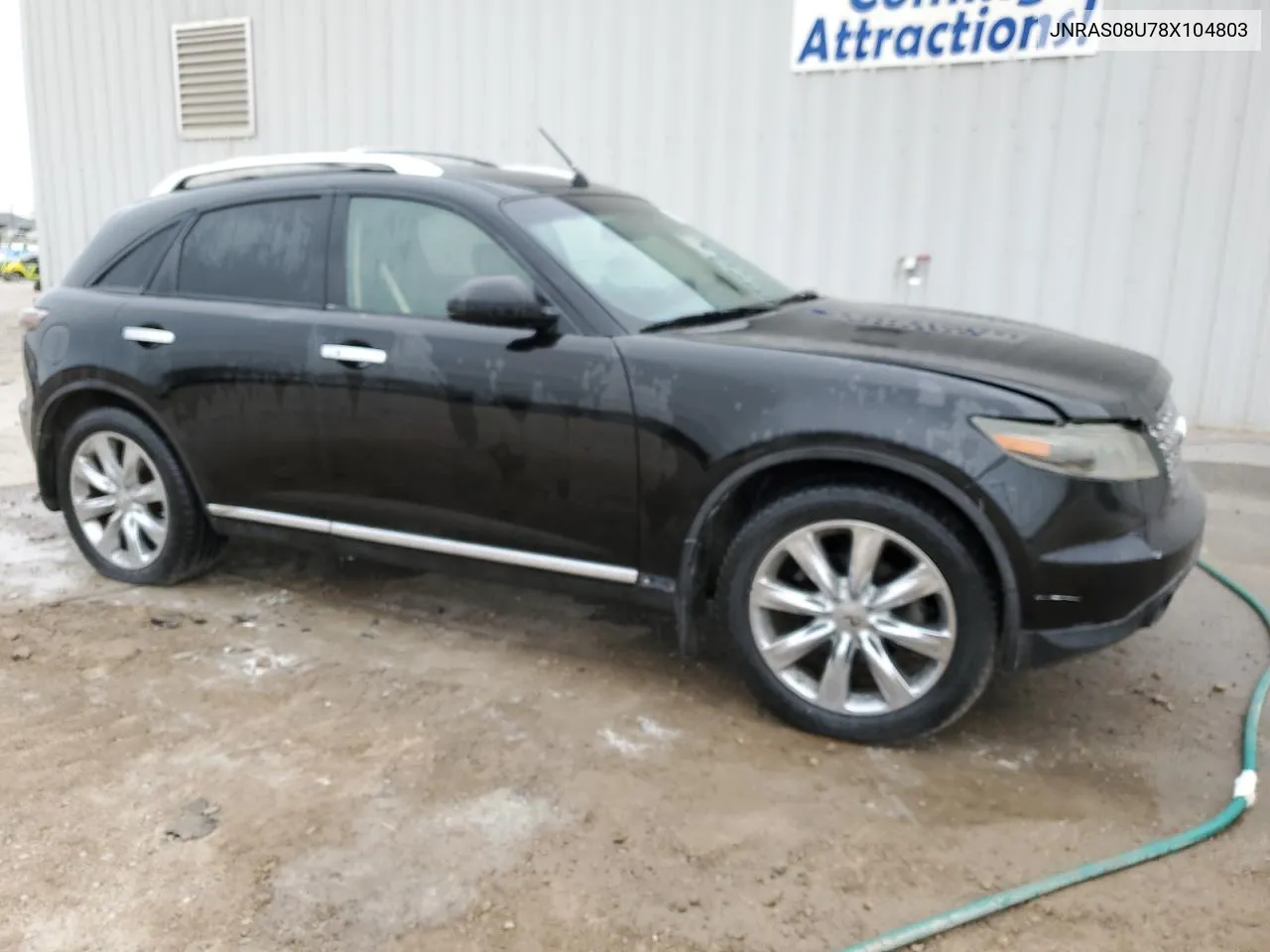 2008 Infiniti Fx35 VIN: JNRAS08U78X104803 Lot: 71118034