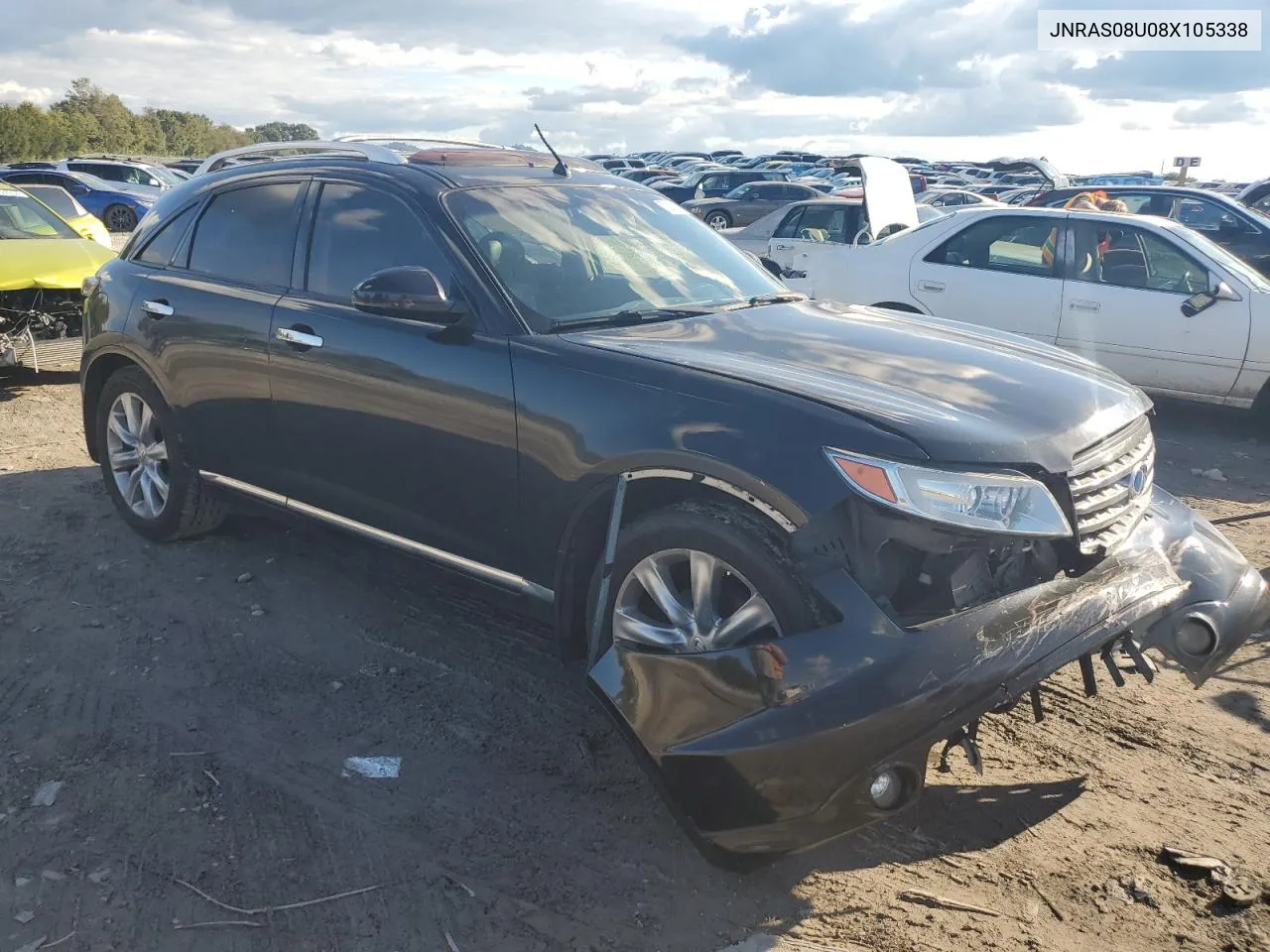 2008 Infiniti Fx35 VIN: JNRAS08U08X105338 Lot: 72247574