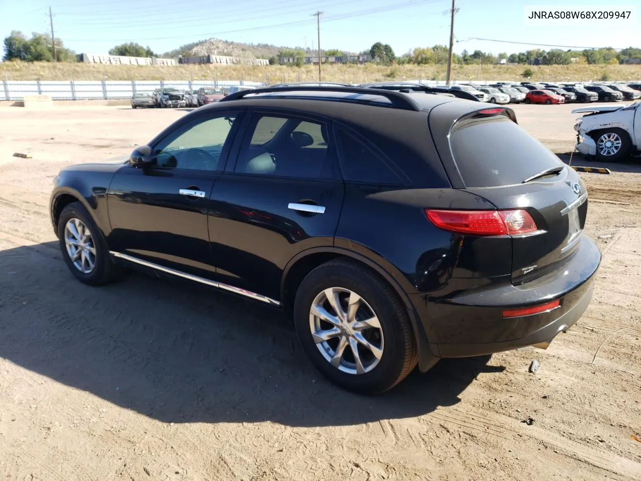 2008 Infiniti Fx35 VIN: JNRAS08W68X209947 Lot: 75387874