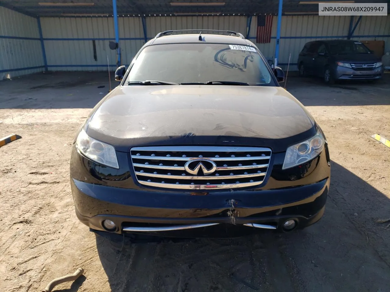 JNRAS08W68X209947 2008 Infiniti Fx35