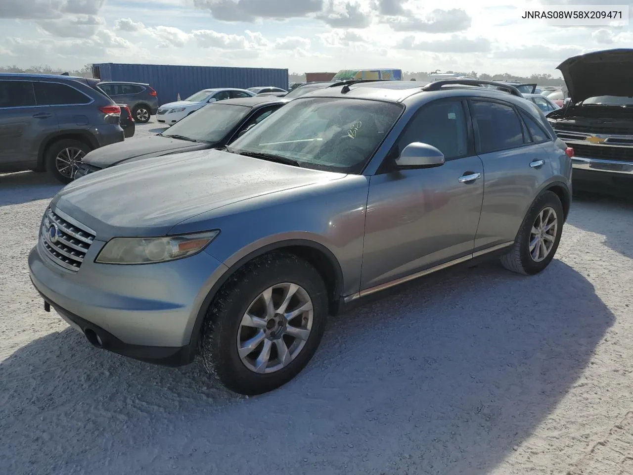 2008 Infiniti Fx35 VIN: JNRAS08W58X209471 Lot: 76549204