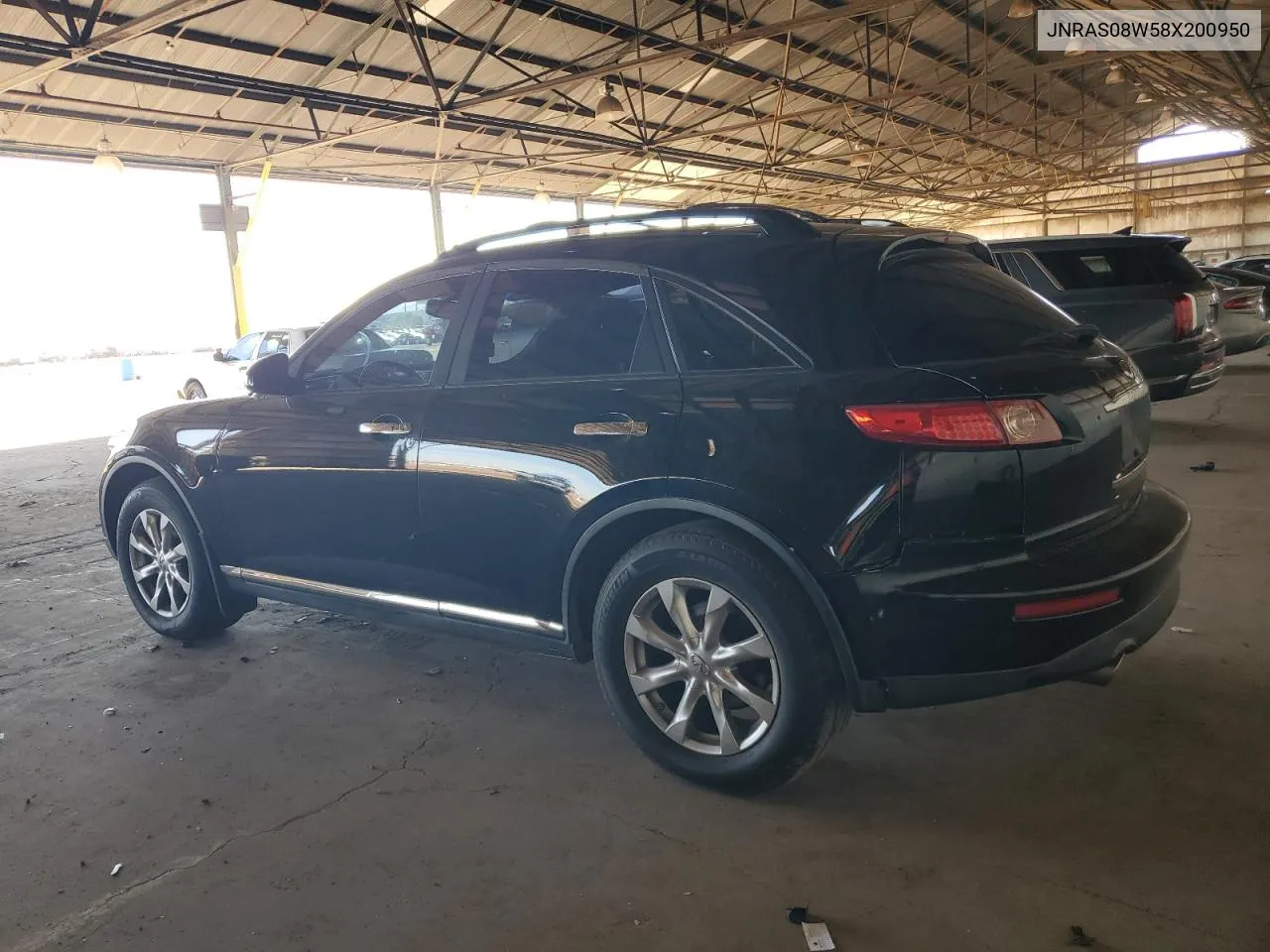 2008 Infiniti Fx35 VIN: JNRAS08W58X200950 Lot: 77181374