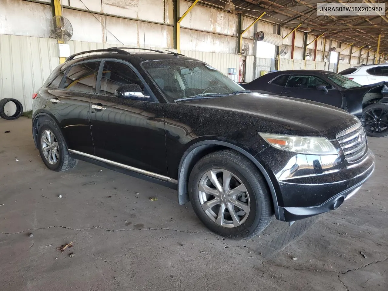 2008 Infiniti Fx35 VIN: JNRAS08W58X200950 Lot: 77181374