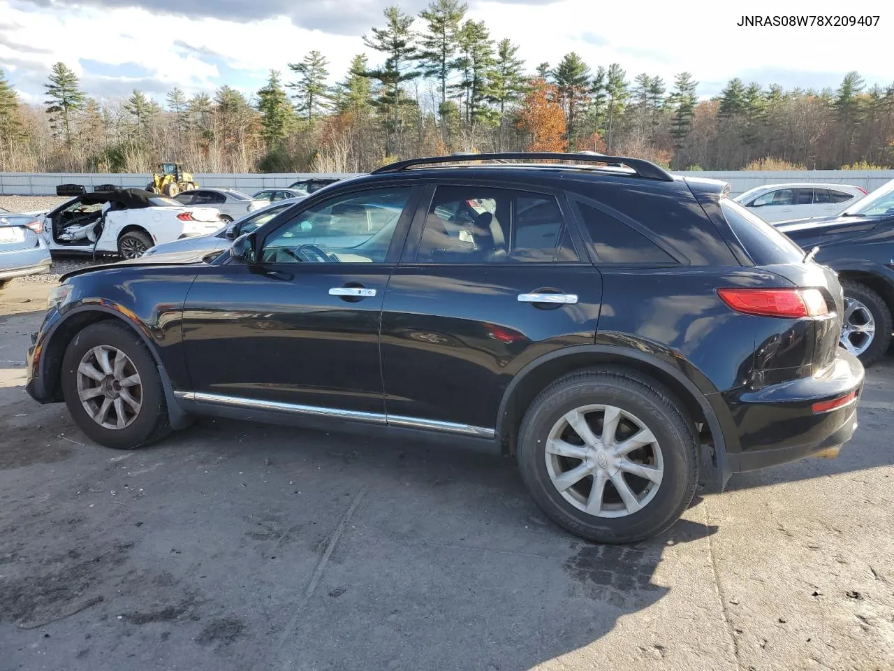 2008 Infiniti Fx35 VIN: JNRAS08W78X209407 Lot: 78262004