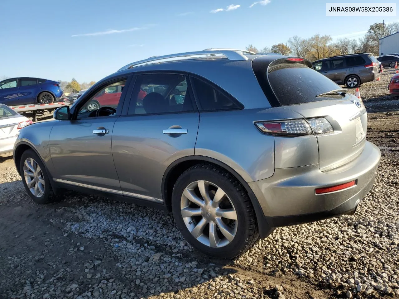 2008 Infiniti Fx35 VIN: JNRAS08W58X205386 Lot: 78461794