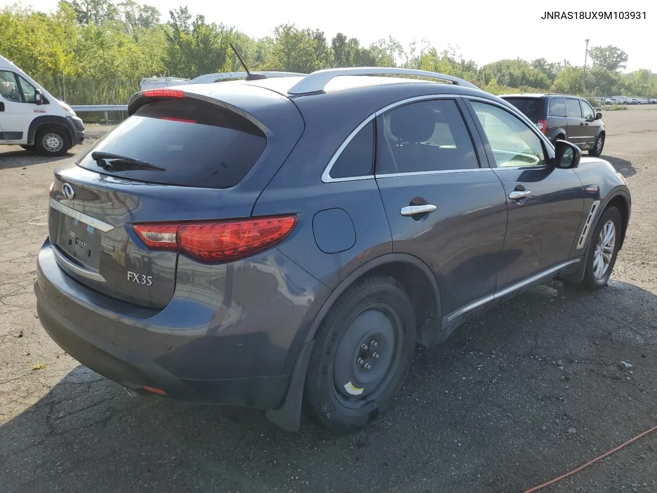 2009 Infiniti Fx35 VIN: JNRAS18UX9M103931 Lot: 39221593