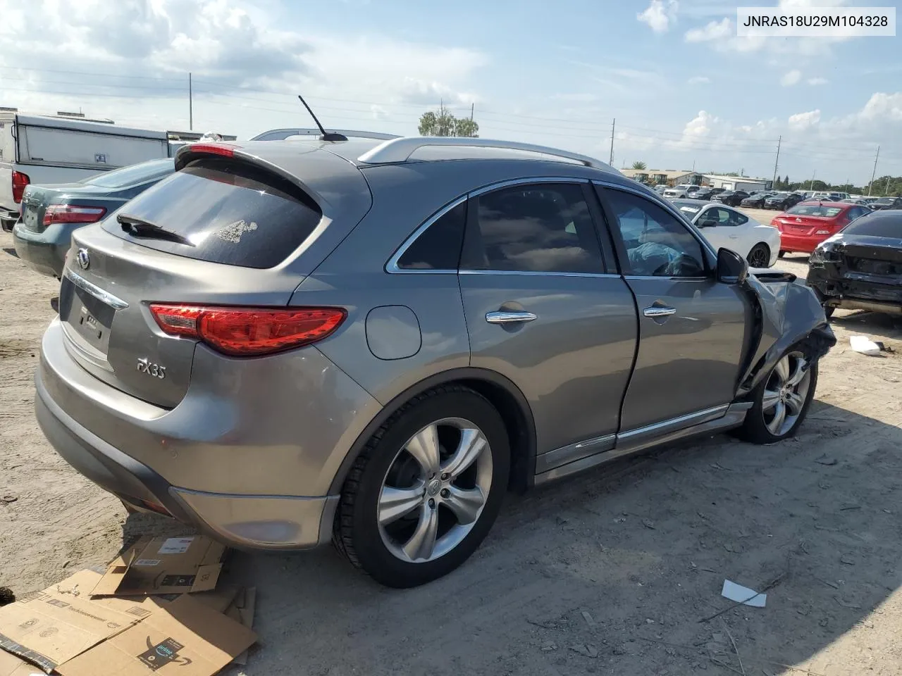 2009 Infiniti Fx35 VIN: JNRAS18U29M104328 Lot: 71885464