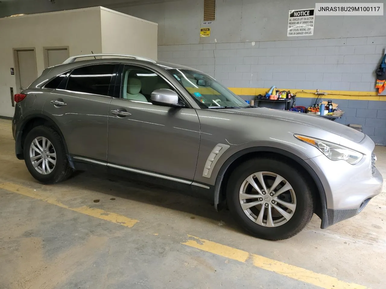 2009 Infiniti Fx35 VIN: JNRAS18U29M100117 Lot: 72066694