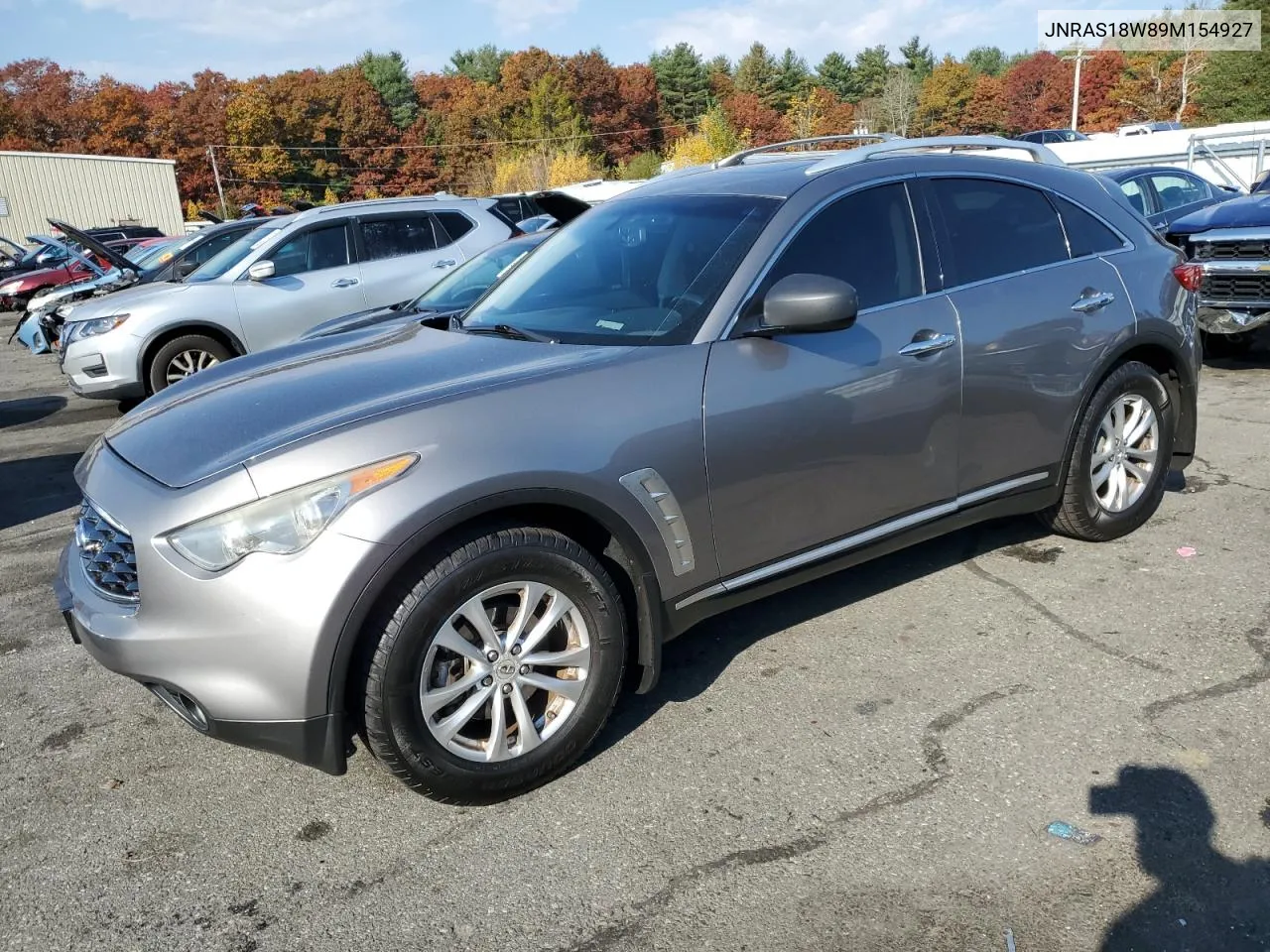 2009 Infiniti Fx35 VIN: JNRAS18W89M154927 Lot: 77336834