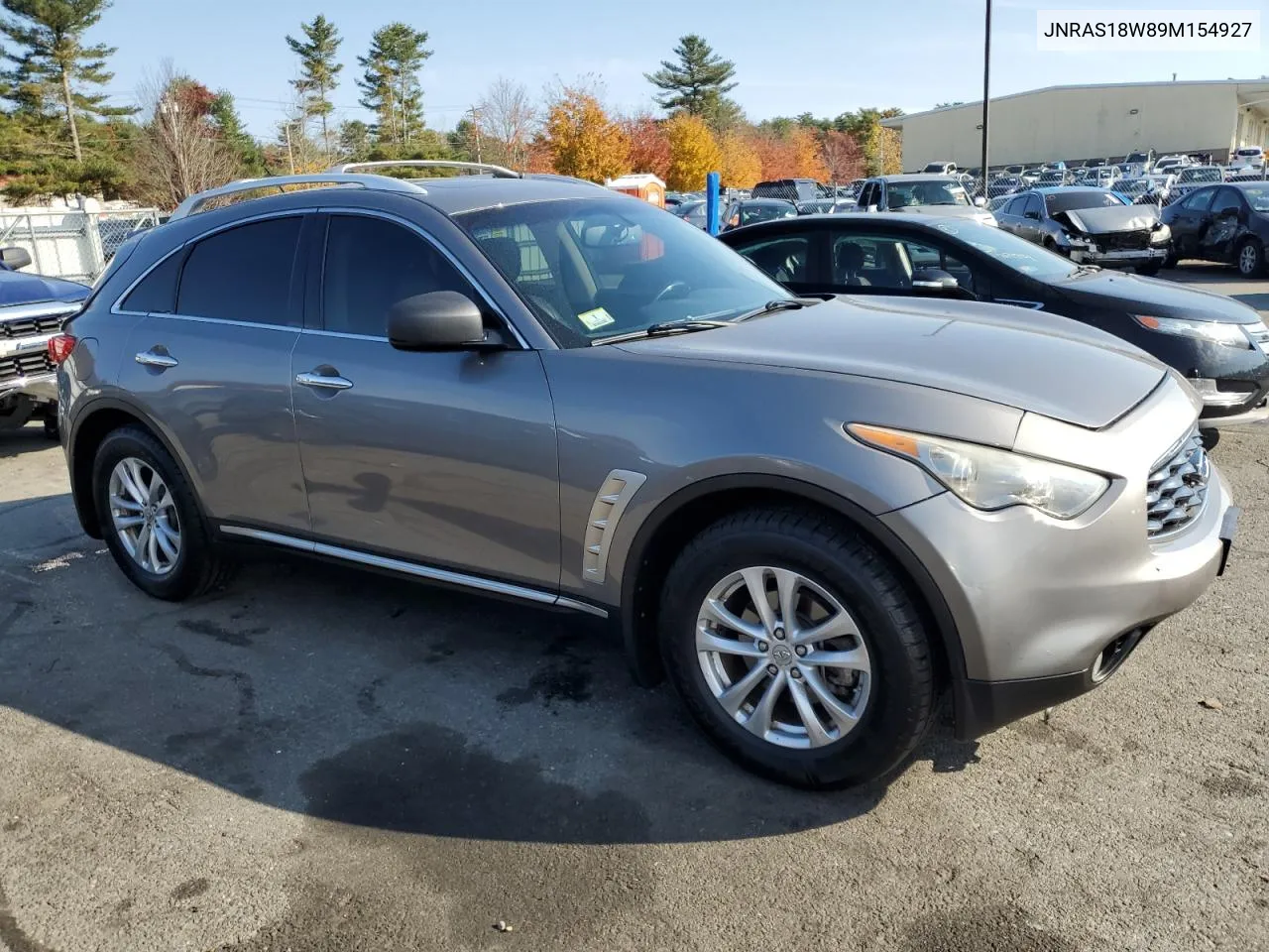 2009 Infiniti Fx35 VIN: JNRAS18W89M154927 Lot: 77336834