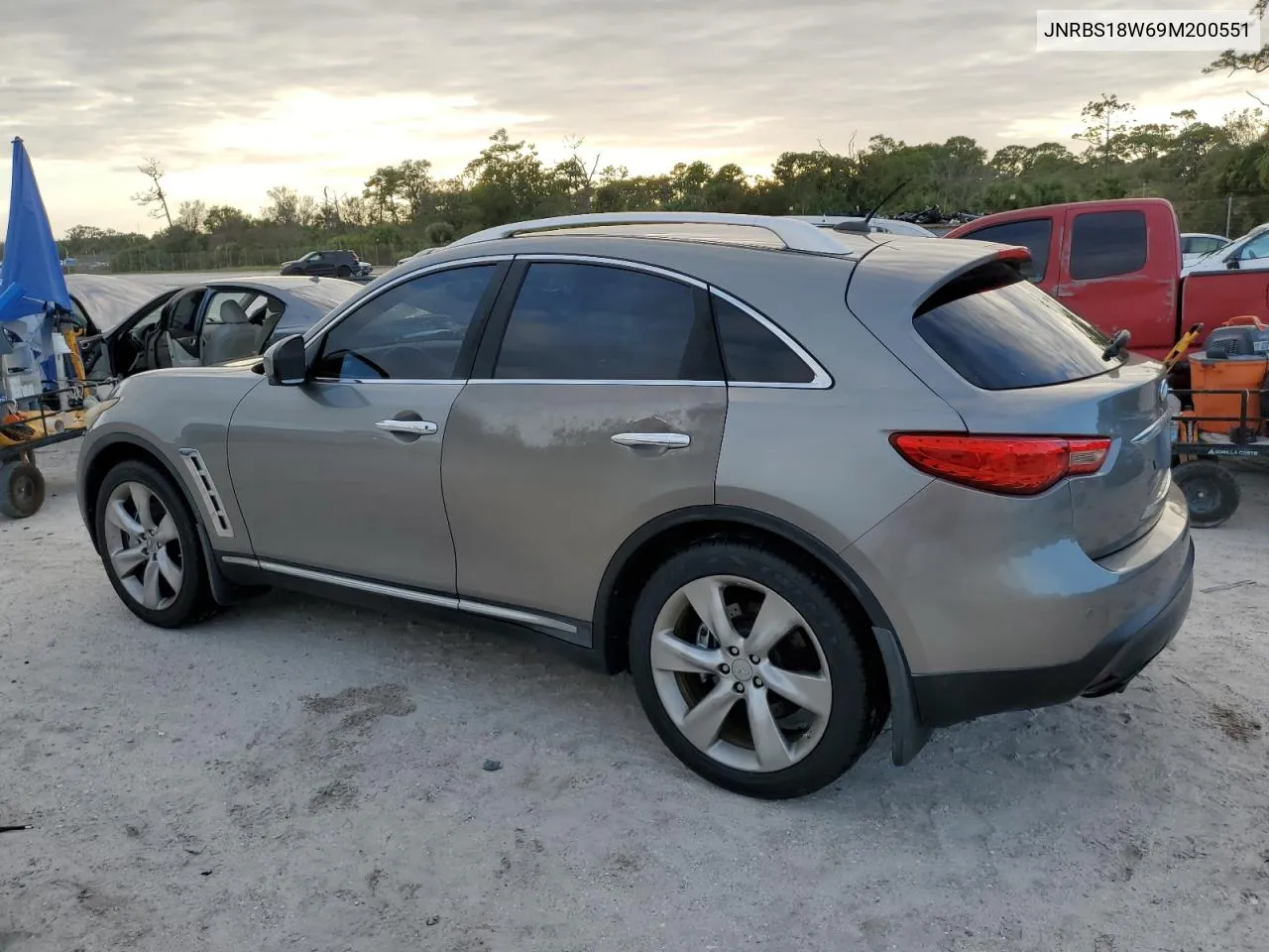 2009 Infiniti Fx50 VIN: JNRBS18W69M200551 Lot: 77424174