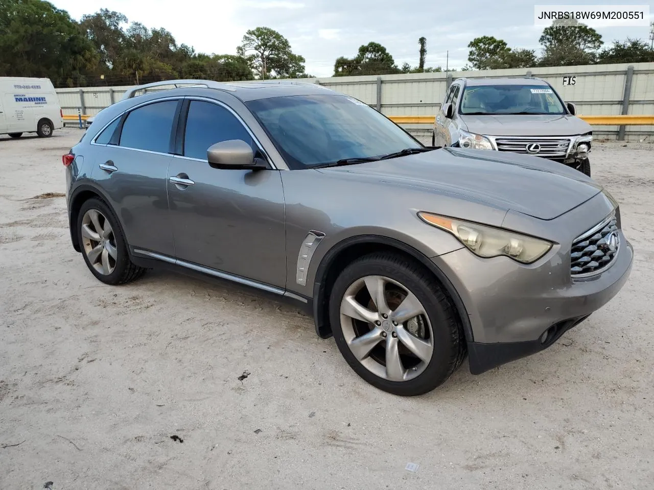 2009 Infiniti Fx50 VIN: JNRBS18W69M200551 Lot: 77424174