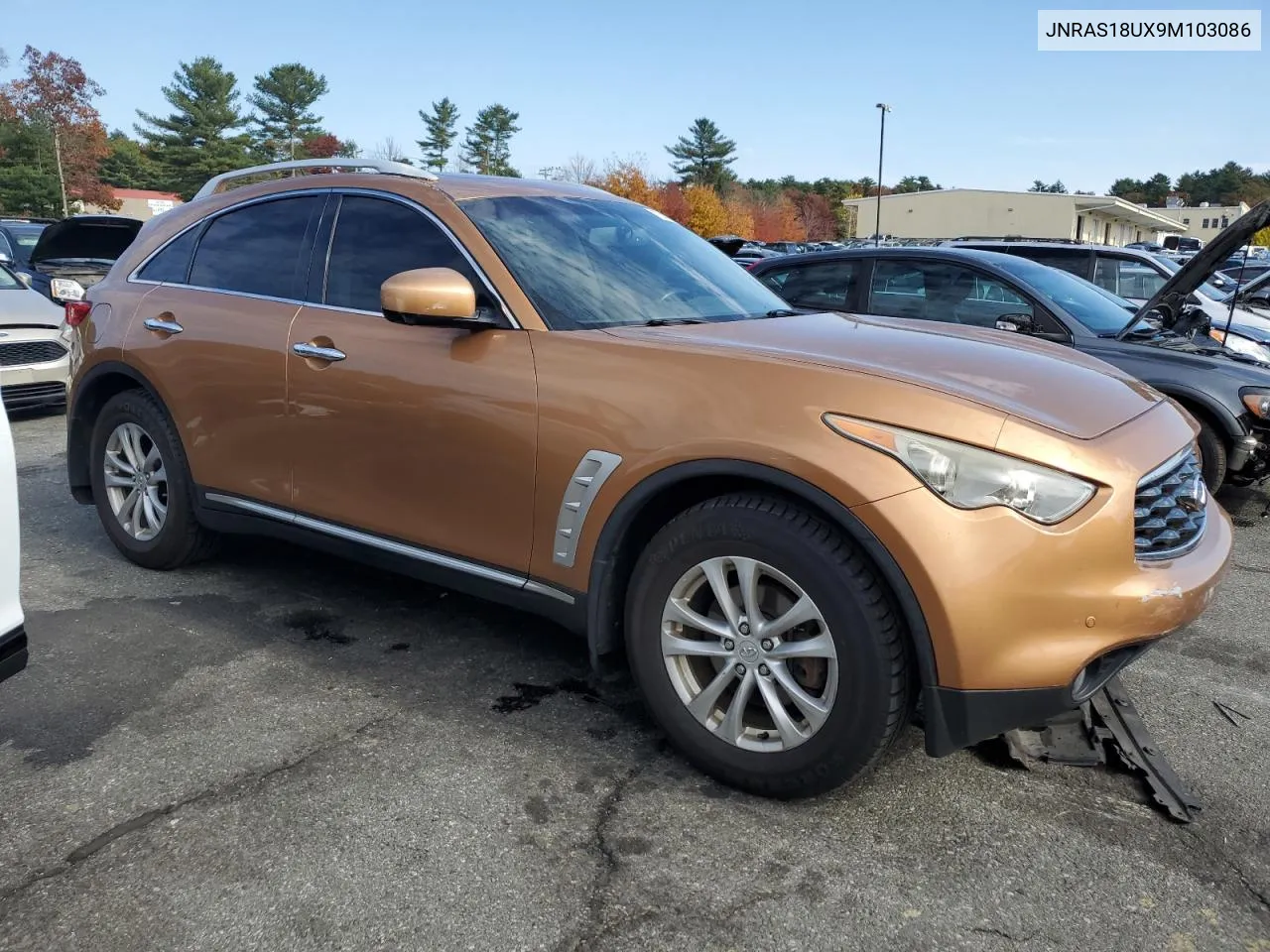 2009 Infiniti Fx35 VIN: JNRAS18UX9M103086 Lot: 77432314